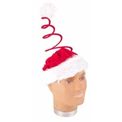 AMSCAN Swirl Santa Hat
