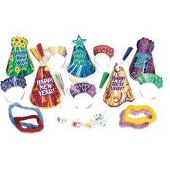 AMSCAN Party Time! New Years Party Kit For 25 People