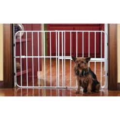 Metal Pet Gate With Door