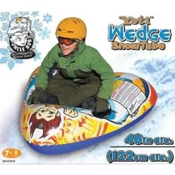Yeti Wedge Single Rider Snow Sled For Kids