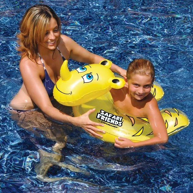 Intex Rhino Inflatable Big Animal Pool Ring 1 Intex Rhino Inflatable Big Animal Pool Ring